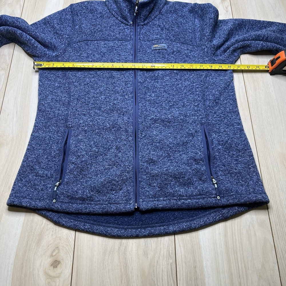 Orvis Full Zip Fleece Jacket Mock Neck Pockets Zippers Blue Mens Size Medium - Picture 9 of 15